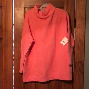Free People Pink Ruby oversized sweater